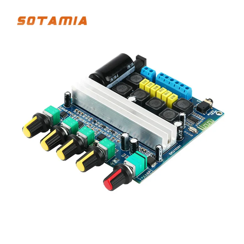 

SOTAMIA TPA3116 Subwoofer Amplifiers 2.1 Bluetooth 5.0 Power Amplifier 50W*2+100W Sound Amplificador Speaker Home Theater DIY