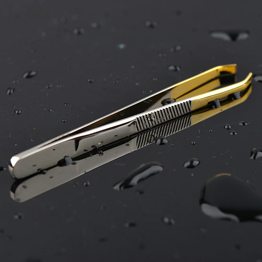 Eyebrow Tweezers Stainless Steel Professional Eyelashes Extension Clip Face Hair Remover for Eyebrows Makeup