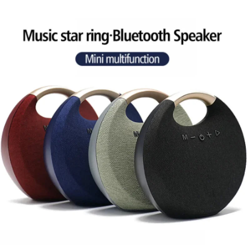 New Home Mini Portable Speaker Wireless Bluetooth 5.0 Subwoofer Soundbar TVSupports TF/USB/FM/AUX Small Outdoor Radio Player