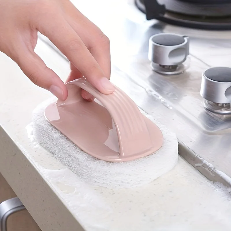 Multi-purpose Bathroom Bathtub Washbasin Cleaning Brush Toilet Kitchen Glass Wall Cleaner Sponges Brushes Cleaning Tool 5