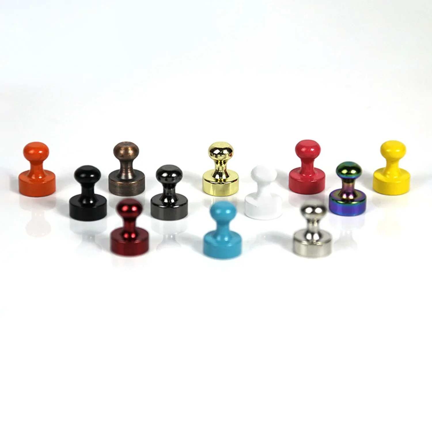 Neodymium Magnets Neodymium Magnet Super Strong Multicolor Push Sucker Thumbtack Durable Steel Magnetic Pushpins Pin for Refrigerator Whiteboard