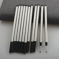 Hight Quality 5/10pc Blue Or Black Offer Special Roller Ball Pen Ink Refills Ballpoint Pen Refill Office School 1