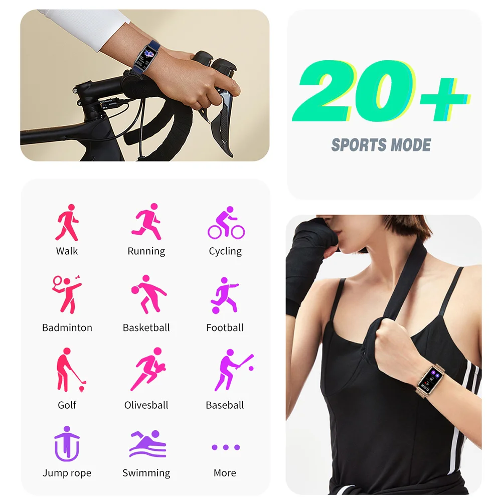 H80 Female Smart Watch | Sport Smart Bracelet | 1.47 Inch Curved Full Touch Screen | Exercise Heart Monitoring | Blood Oxygen Monitoring 13 H80 Female Smart Watch | Sport Smart Bracelet | 1.47 Inch Curved Full Touch Screen | Exercise Heart Monitoring | Blood Oxygen Monitoring 9