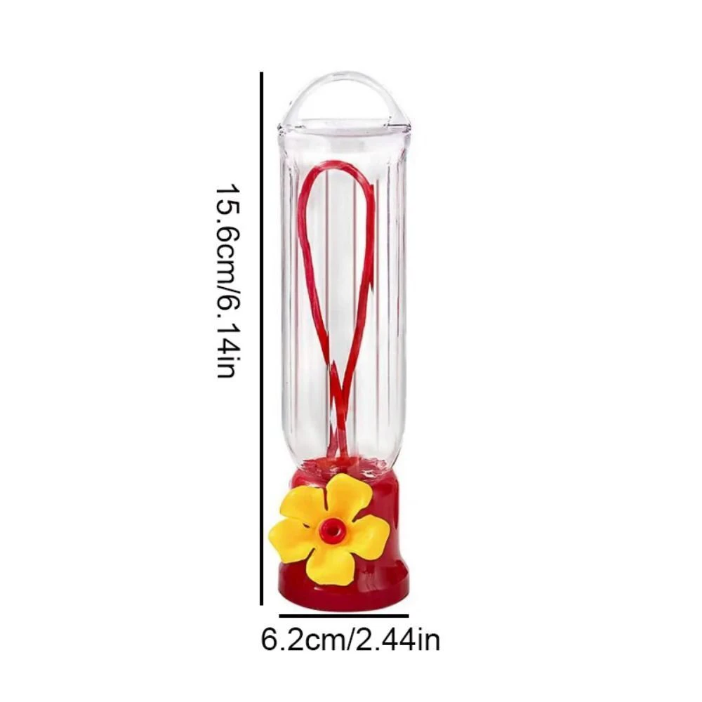 90ML Hummingbird Feeders Portable Transparent Hanging Bird Feeders Removable Lightweight Water Bowl Garden bird feeder