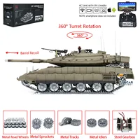 Heng Long Remote Control Tank 1/16 TK7.0 IDF Merkava MK IV Professional Edition FPV Tanks Toucan RC Vehicle Model 2