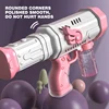 Bubble Gun Automatic Rocket Electric Soap Bubble Blower Machine Children's Toy Summer Outdoor Wedding Party Kids Gift For Boy 4