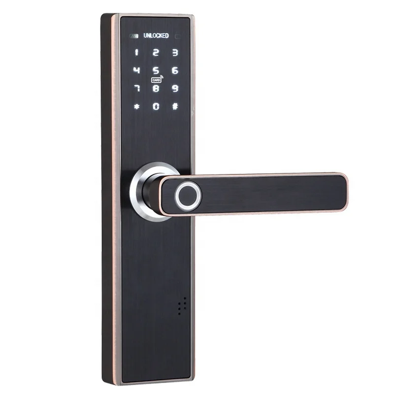 FingerprintLocksFingerTouchScreenelectronicHandleSecurityTuya