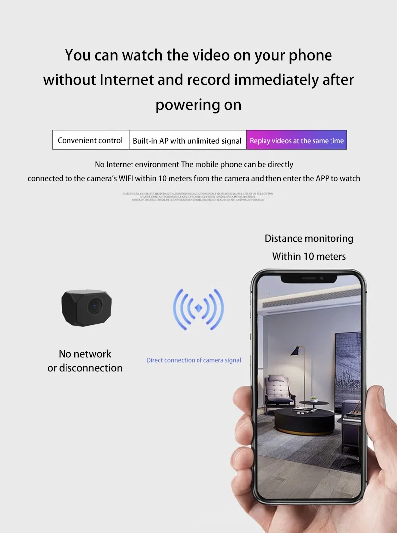 4K WiFi Security Camera Indoor Wireless Mini Home IP Camera APP Remote Monitor Night Vision Motion Detection 2 Way Audio 2026 6