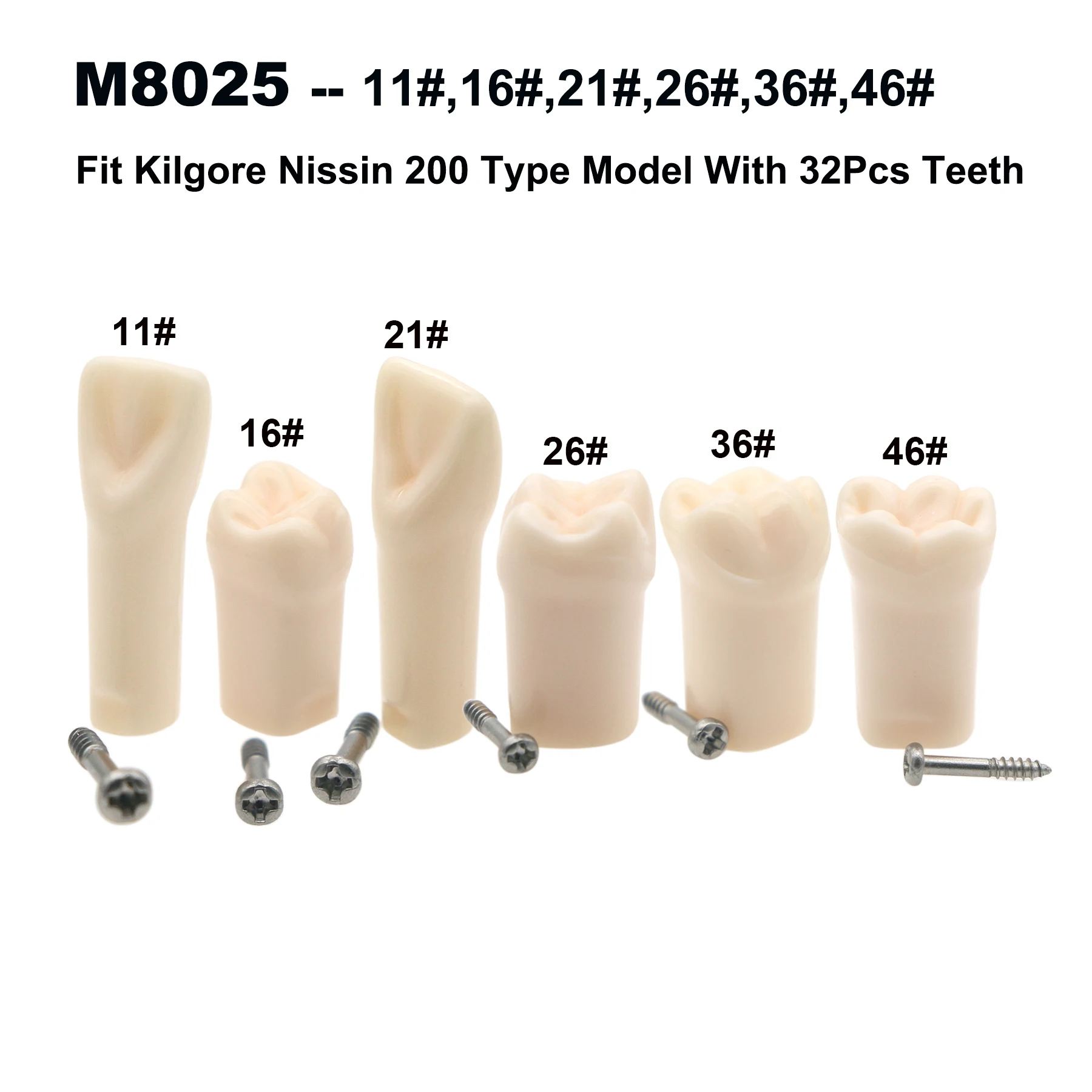 10 шт., сменные зубные резьбовые насадки kilгор Nissin 200, модель M8025 11 #16 #21 #26 #36 #46 #