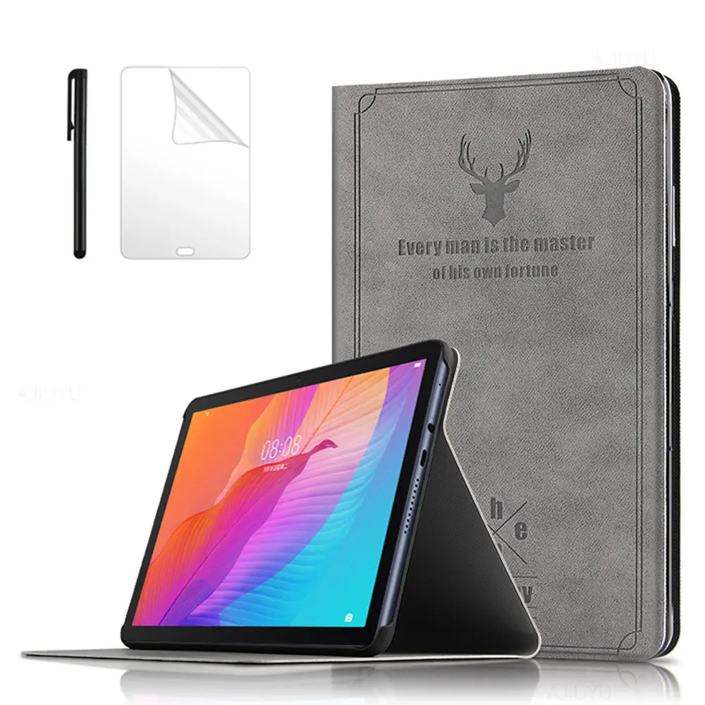 

For Xiaomi Redmi Pad 10.61" 2022 Deer Leather Stand Cover Funda For Xiaomi RedMi Pad 10.61 inch 2022 Flip Back Case +GiftFilm