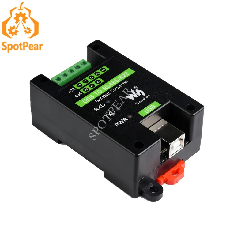 Conversor Isolado de Grau Industrial Usb para Rs485 422 Suporte de Proteção Múltipla Montagem na Parede e Montagem em Trilho