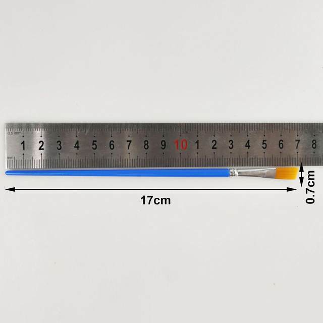 100 Pieces Watercolor Paint Brushes Watercolor Brushes Flat Head Artist Brushes for Drawing Oil Painting Inks Watercolor Acrylic