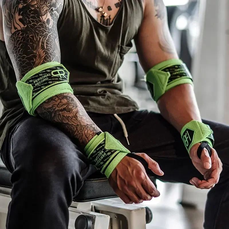 

Wristband Elbow Fitness Training Bench Press Boost Weightlifting Professional Powerlifting Bodybuilding Anti-sprain Wrist Guard