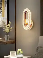  Luxury Wall Lamp Nordic Bedroom Bedside Wall Light Indoor Living Room Aisle Stair Decors Luminaria бра Fashion Home Decor Sconce 