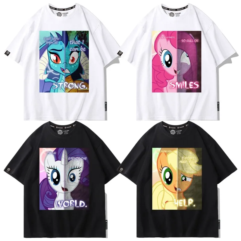 Футболка с круглым вырезом и принтом «Мой маленький пони»