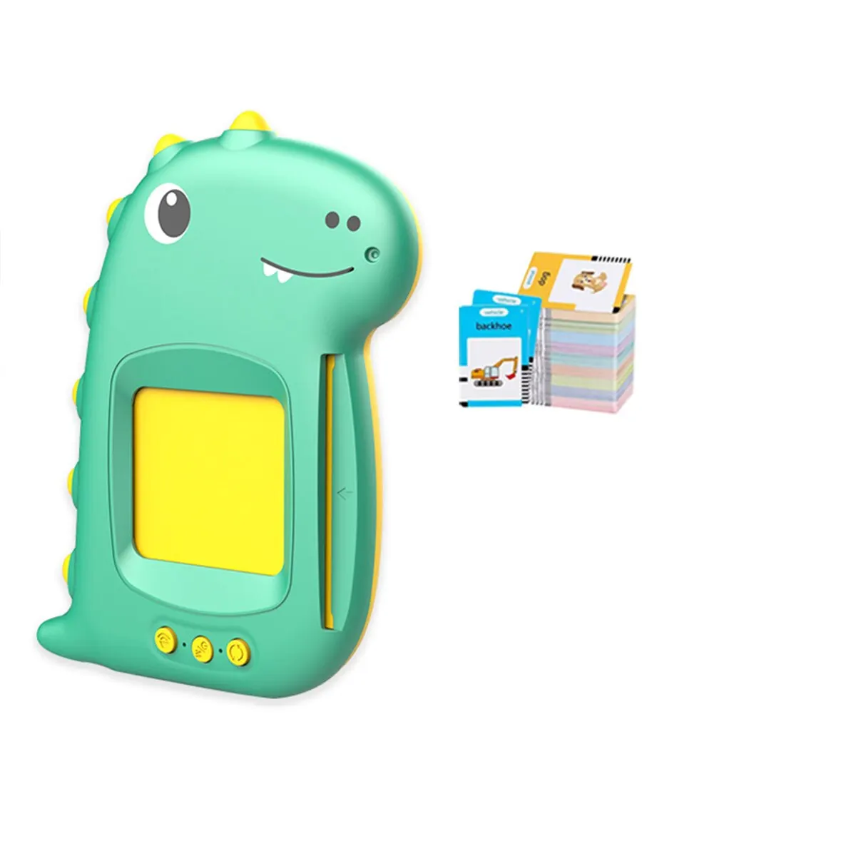 Dinosaur Shape Children's Early Education Card Machine Puzzle Enlightenment Pure English Learning Car 5
