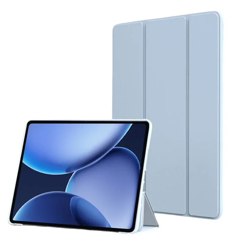 Tri-Folding Soft Silicone Stand Tablet Case