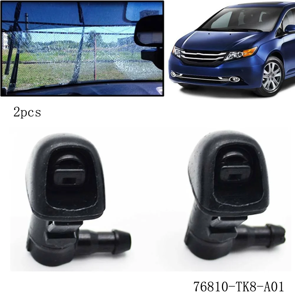 2pcs Washer Nozzle For Honda For Odyssey 20112017 Windshield Wiper