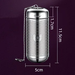 Premium Stainless Steel Mesh Tea and Spice Infuser Ball - Kitchen Strainer Tool (L)