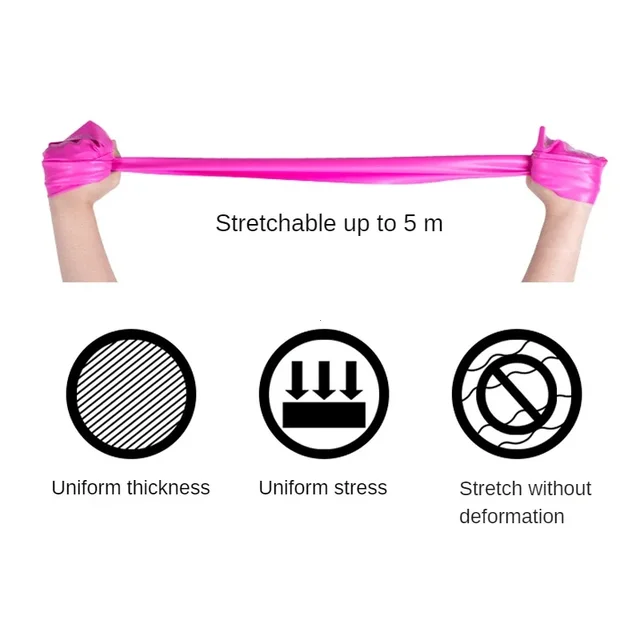 150Cm Portable Fitness Exercise Resistance Bands Rubber Yoga Elastic Resistance Band Loop Rubber Loops Gym Training Equipment 2
