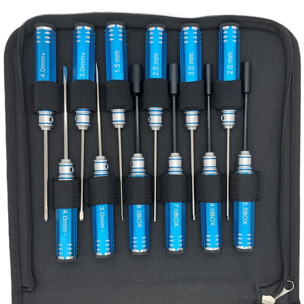 RC-Werkzeug-Sets, 18-in-1-Schraubendreher, Zange, Innensechskanthülse, Steckschlüssel, Reparaturbox-Set für die Reparatur von RC-Flugzeugen, RC-Automodellspielzeug – Detail 21