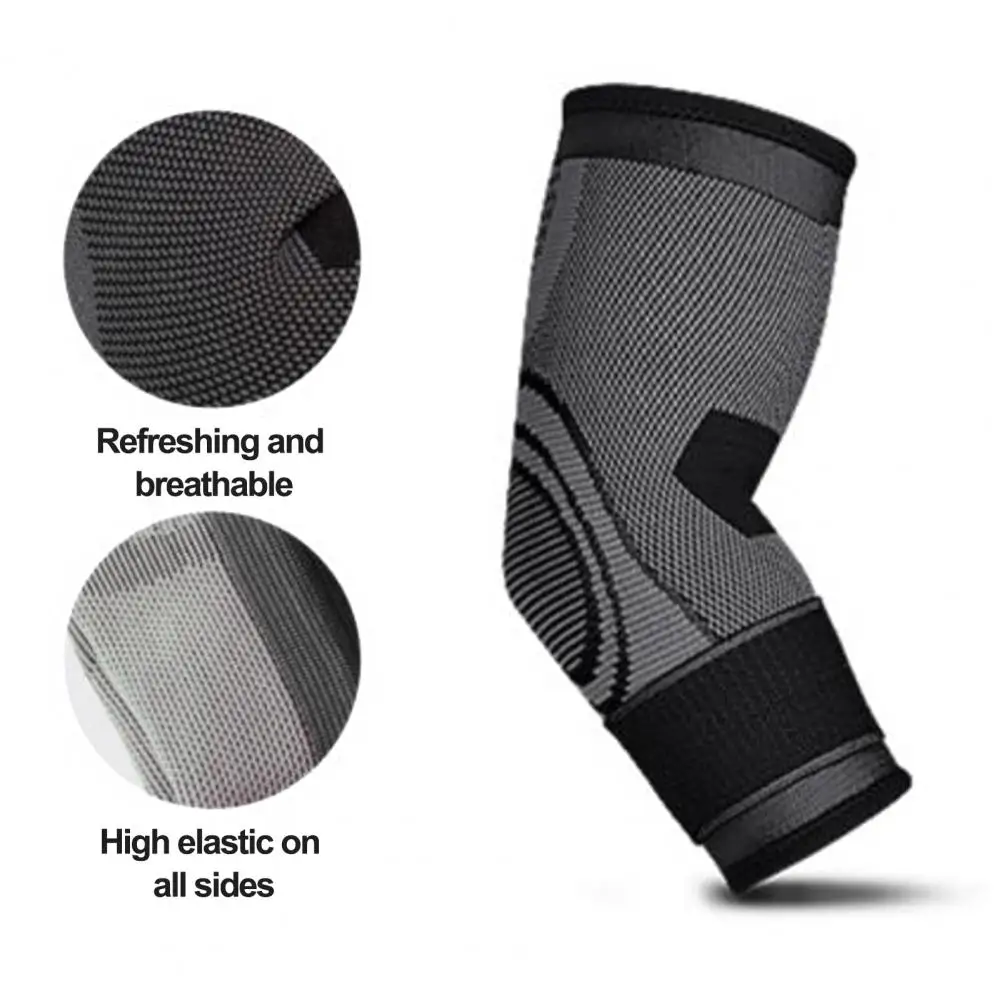 

Pain Relief Elbow Support Elbow Support Brace Highly Elastic Tennis Elbow Compression Sleeve with for Pain for Weightlifting