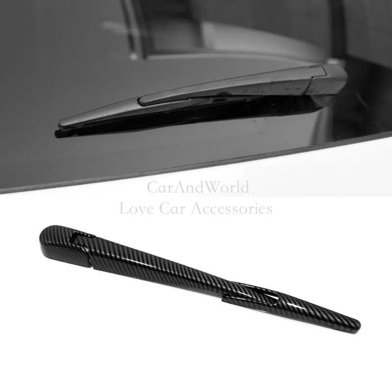 

ABS Carbon Fiber Tail Window Rear Wiper Windshield Scraper Cover Garnish Trims Car Accessories For Honda CRV CR-V 6th 2022 2023