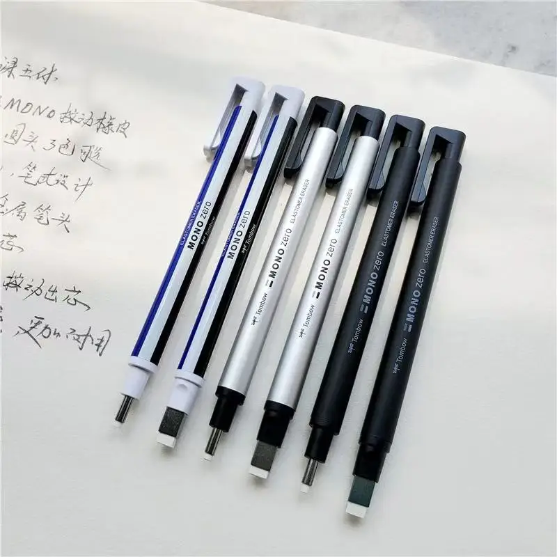 Tombow MONO EK-HUR EK-HUS Ultra-fine Pen Type High-gloss Eraser Push-type Sketch Drawing Fine Art Only Replaceable Core