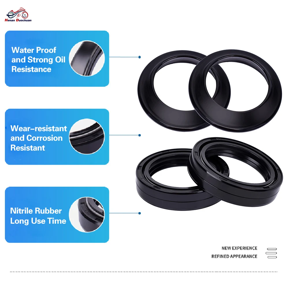 

39x52x11 Front Fork Oil Seal 39 52 Dust Cover For Harley Davidson FXR FXDG Sportster 39mm Showa Forks XL1200X Forty-Eight 1200
