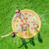 Children Play Spray Mat 170cm Beach Inflatable Water Sprinkler Pad Outdoor Game Toy Lawn Swimming Pool Mat Kids Toys 1
