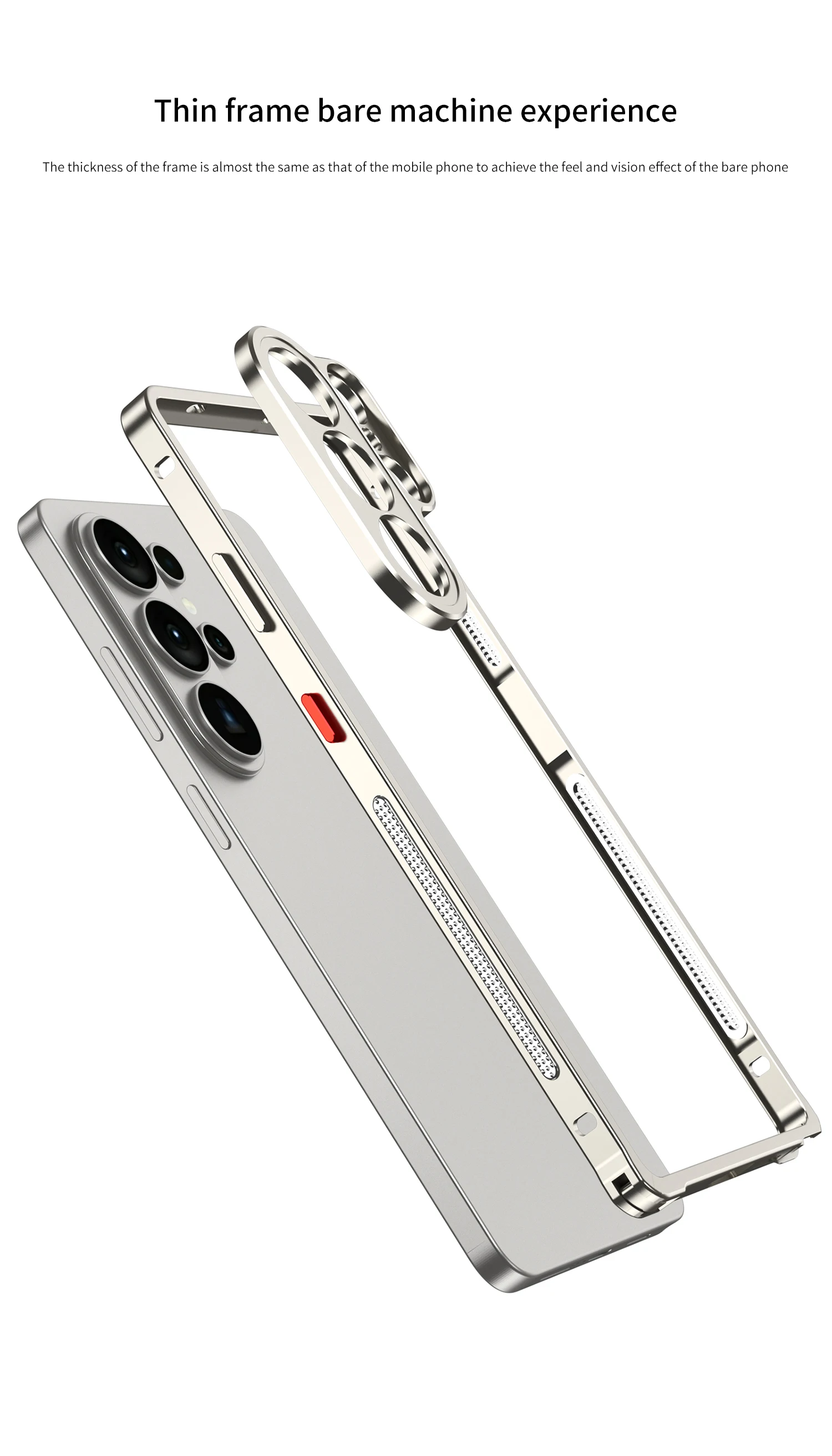 Für Samsung Galaxy S26 Ultra Plus S25 S24 S23 Ultra Luftfahrt-Aluminiumlegierung Rahmen Stoßfänger Handyhülle Metall-Linsen-Schutzhülle Stoßfest – Detail 10
