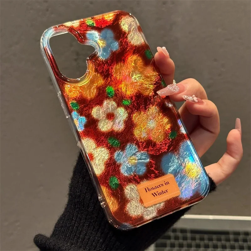 Vintage Floral Whirlpool Phone Case in Retro Style