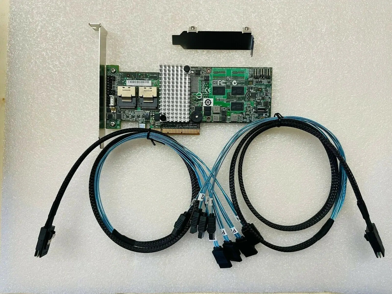 LSI 9264-8i PCI-E RAID 컨트롤러, SFF8087 SATA 케이블 포..