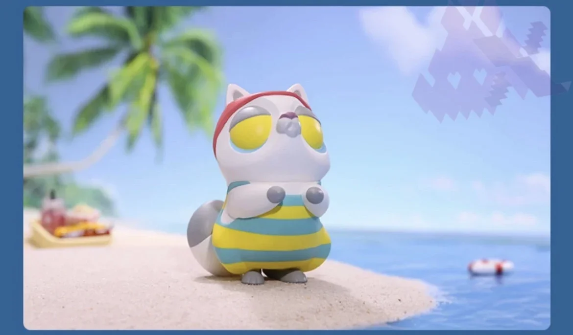 thumbnail image 1 of POP MART Coarse Little Voyagers Heat Wave Series Blind Box Toys Guess Bag Mystery Box Mistery Caixa Action Figure Surpresa Cute, 1 of 5