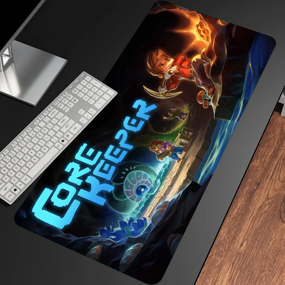 

Core keeper Mousepad Large Gaming Mousepad XXL Keyboard Gamer Mouse Pad on The Table Speed Desk Mat Anime 900x400 Mouse Mats