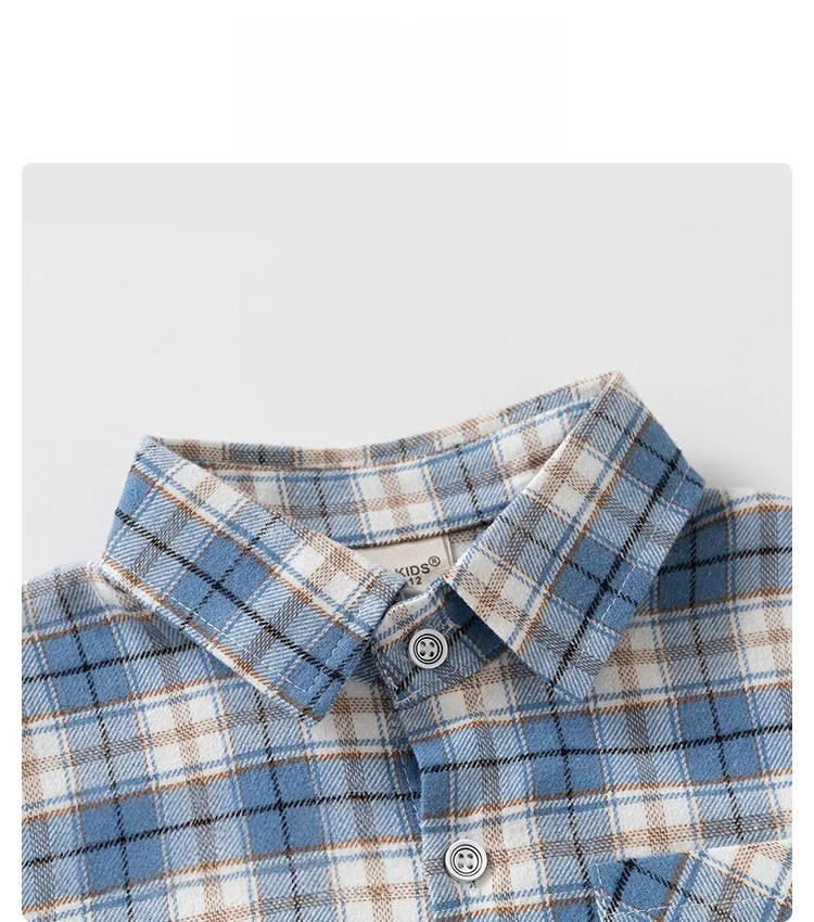 ربيع الخريف الاطفال منقوشة قميص طويل الأكمام الكورية نمط بنين بنات فضفاض المتضخم ملابس خارجية خفيفة بلوزة الأطفال عادية