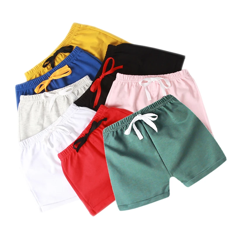 Summer Baby Boys Girls Cotton Pants Toddler Boy Casual Cute Shorts for Baby Solid Color Kids Short Pants Toddler kids shorts kids trousers