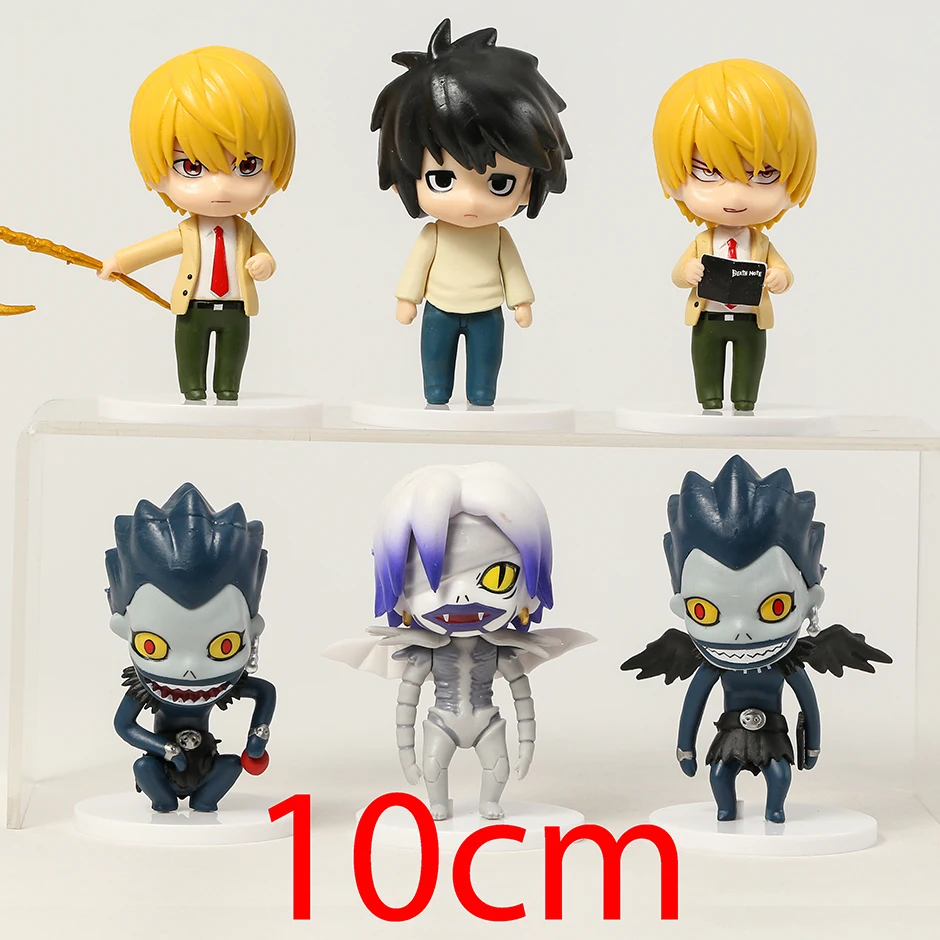 Personagens de anime death note yagami light #1160 l · lei lima #1200,  brinquedos fofos de pvc, modelo de ação 10cm, bonecos infantis - AliExpress