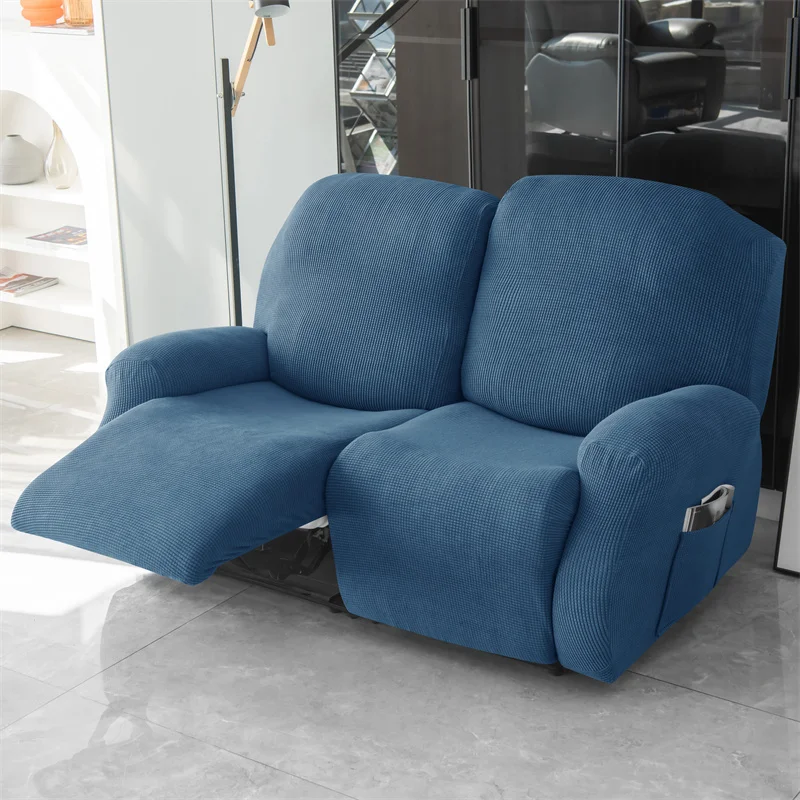 1 2 Seat Polar Fleece Recliner Sofa Couch Cover Lazy Boy Lounger