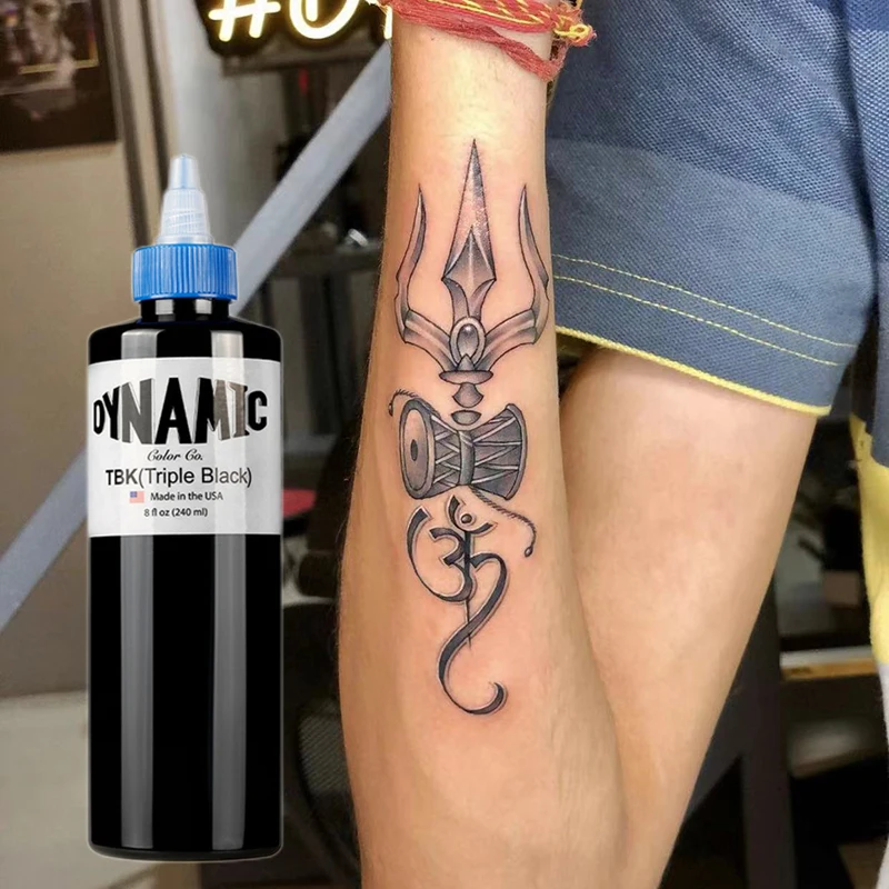 DYNAMIC Permanent black tattoo ink Professional Black Tattoo Ink For Body Painting Art Natural Plant Micropigmentation Pigment tattoo ink tattoo ink pigment tattoo ink kit man product tattoo pen kits