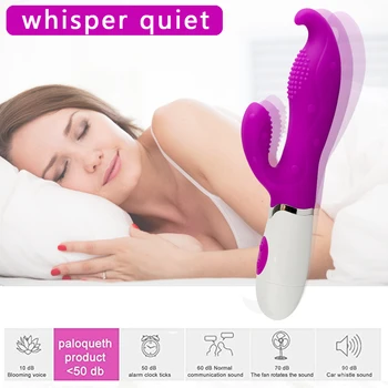 Silicone Dildo Vibrator for Women Vagina Massage G Spot Rabbit Vibrator Anal Pussy Stimulator Sexo Toys for Adult Women Sex Shop 4