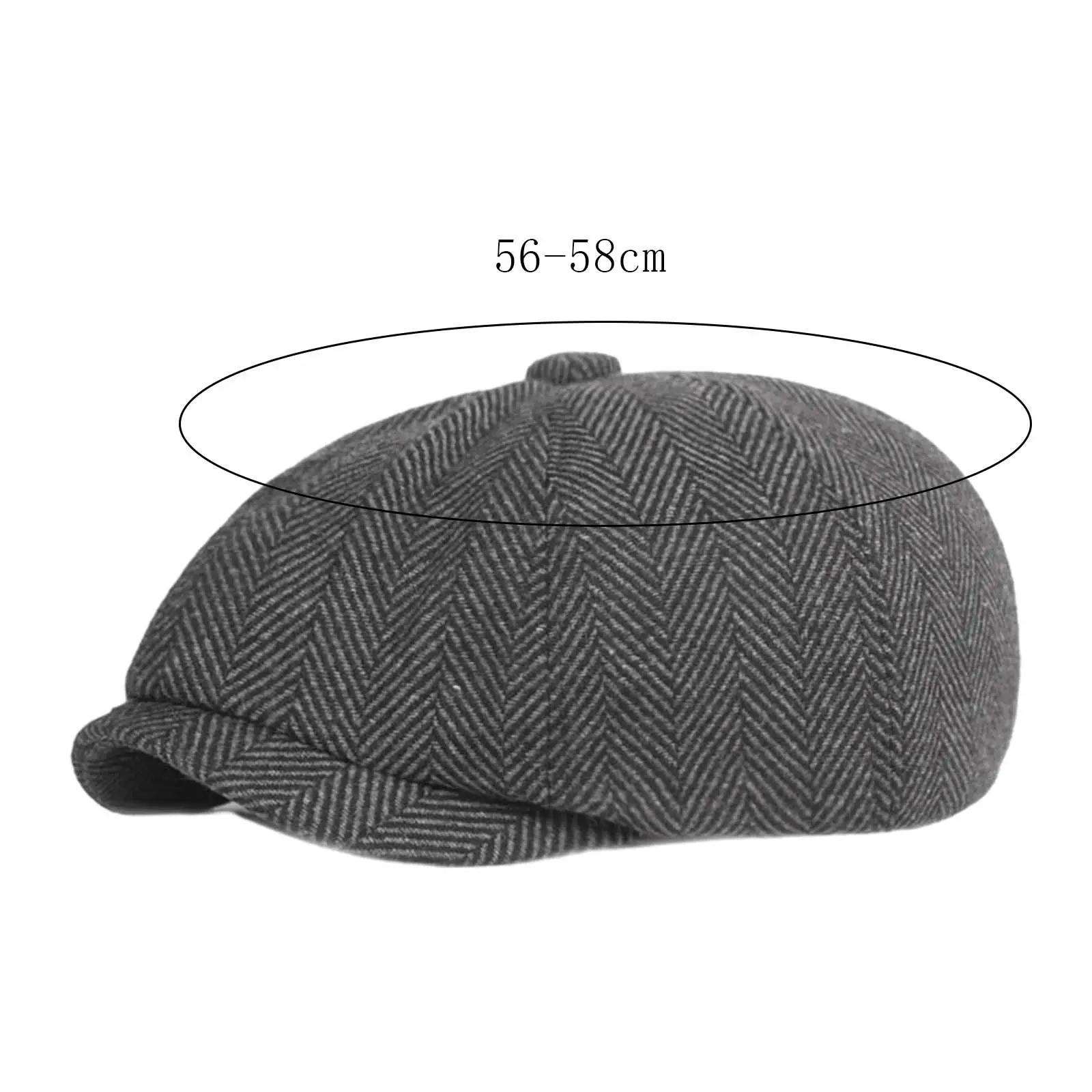Beret Hat Classic Birthday Gift Newsboy Cap Baker Boy Hat Flat Caps for Men Flap Cabbie Hat for Hiking Camping Driving Traveling