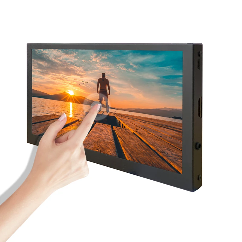 7 inch IPS LCD Display HDMI-compatible Capacitive Touch Screen 1024x600 Monitor Aluminum Case Raspberry Pi 7 Windows AIDA64 computer monitor