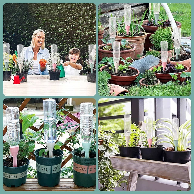 3/6/12Db Autó Öntözési Csepegők Self-Öntözőkészletek Spikes Drip Öntözőrendszer Lassú Kiadás A Növénykert Beltéri Kültéri - Image 5