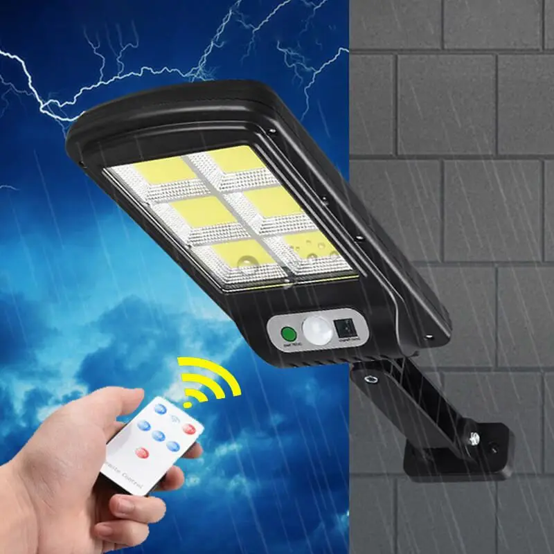 

Solar Street Lights Outdoor Waterproof intelligent solar light remote control Security Lighting for Garden
