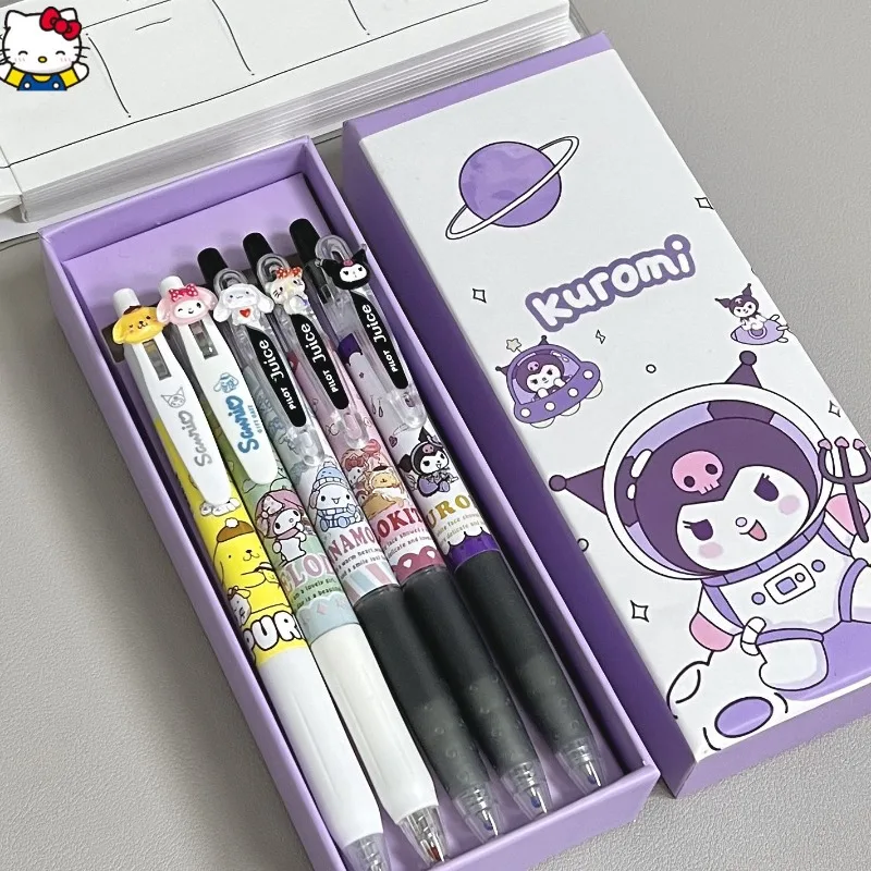 

Sanrio Hello Kitty Kuromi My Melody Pompompurin Kawaii Cartoon Neutral Pen Student Exam Pen High Value Anime Cute Stationery