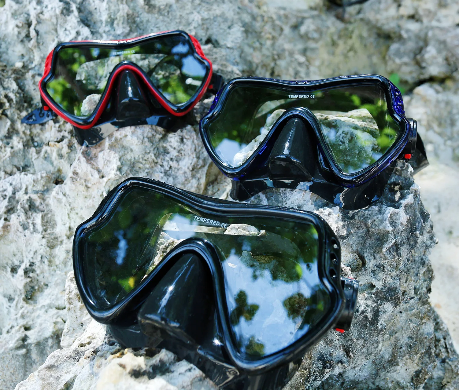 EXP VISION Snorkel Diving Mask, Professional Snorkeling Gear, Ultra Clear Lens with Wide View Tempered Glass Goggles 5