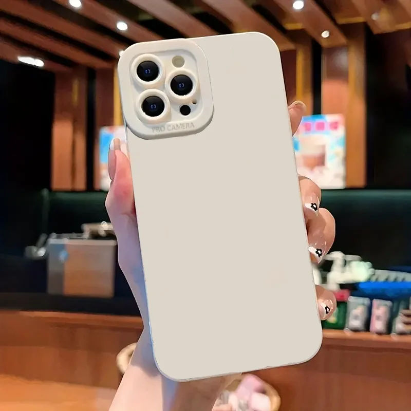 Premium Shockproof Candy Silicone Phone Case - Matte Soft TPU Cover
