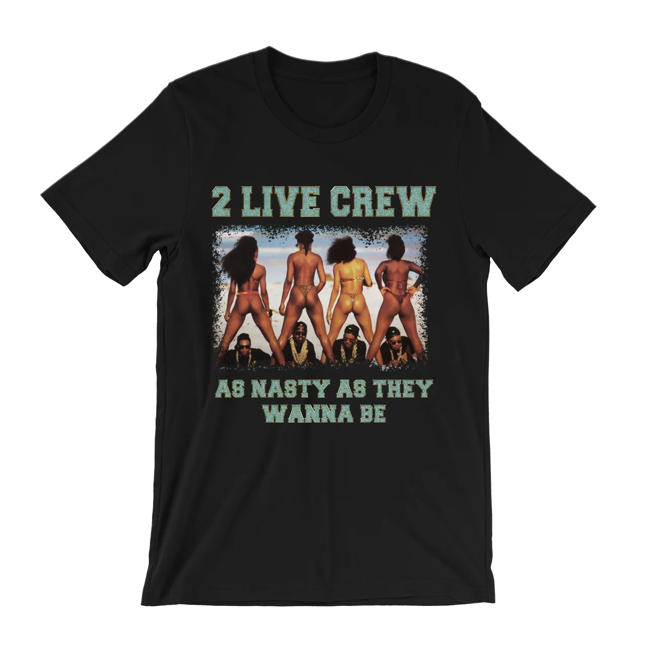 Футболка 2 Live Crew-такой же неприятный, как они хотят быть дядом Люком Майами Бассом