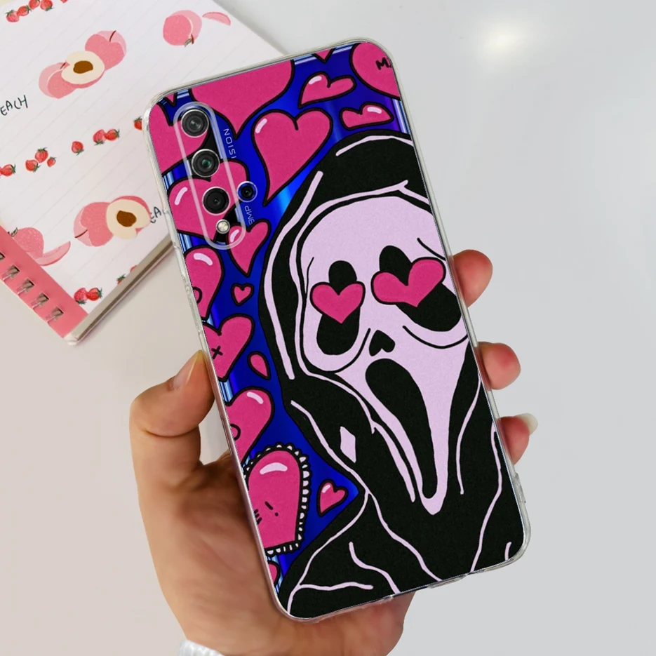 Stylish Painted Soft Silicone Phone Case Cover